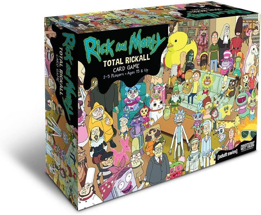 Rick and Morty Total Rickall Cooperative Card Game-0