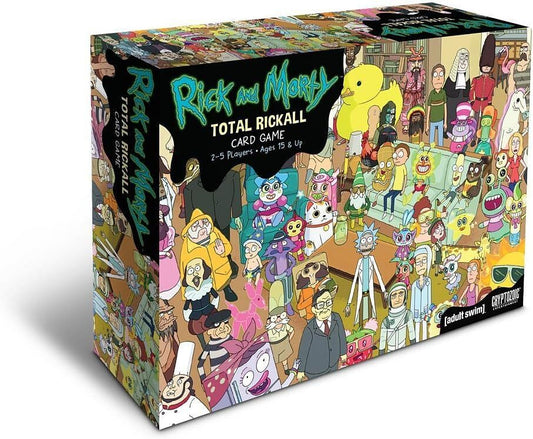 Rick and Morty Total Rickall Cooperative Card Game-0