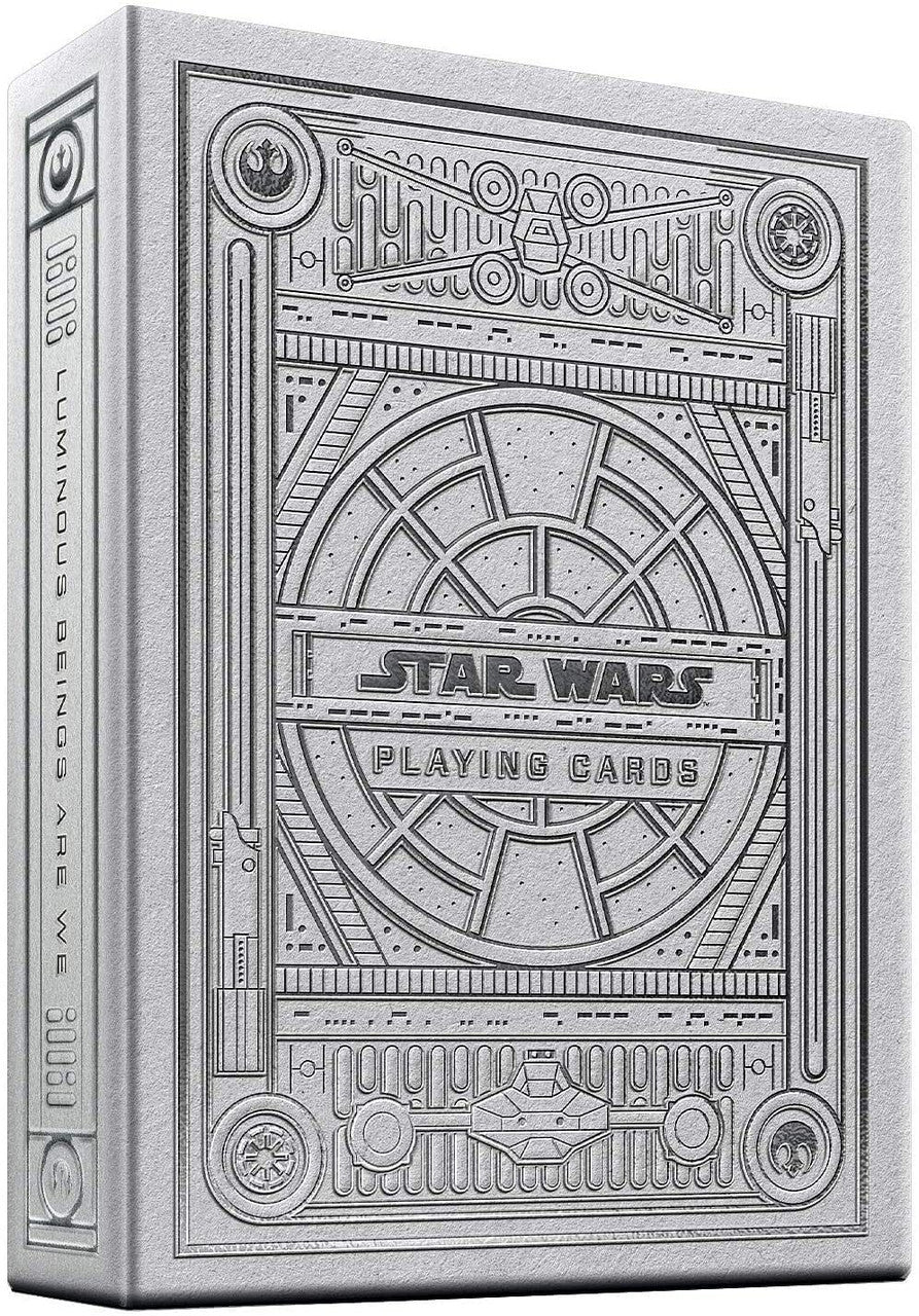 Star Wars Playing Cards Silver Edition - Light Side White-0