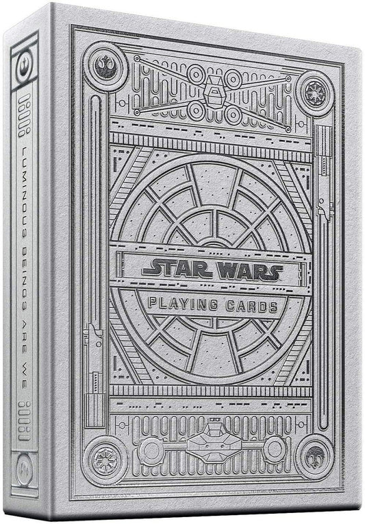 Star Wars Playing Cards Silver Edition - Light Side White-0