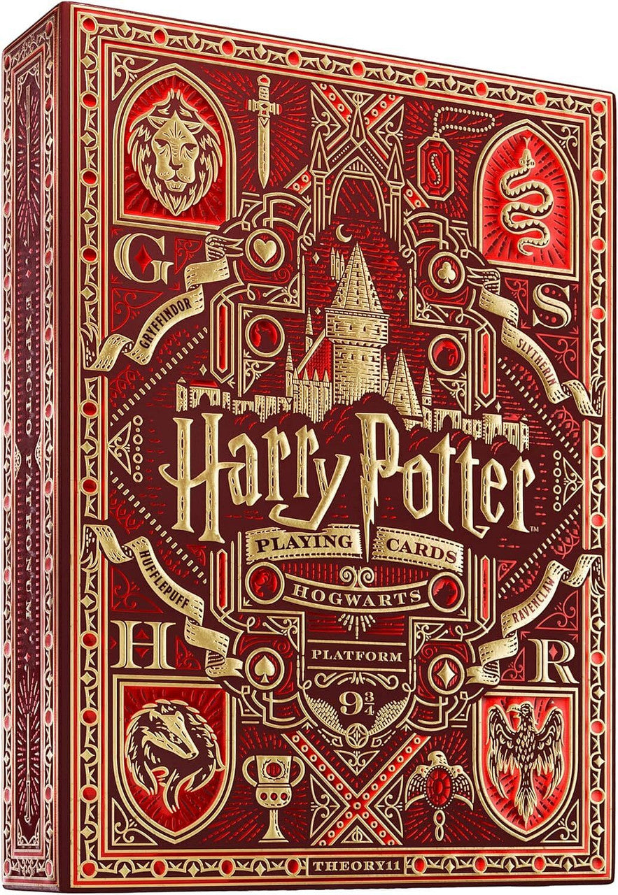 Harry Potter Playing Cards - Red - Gryffindor-0