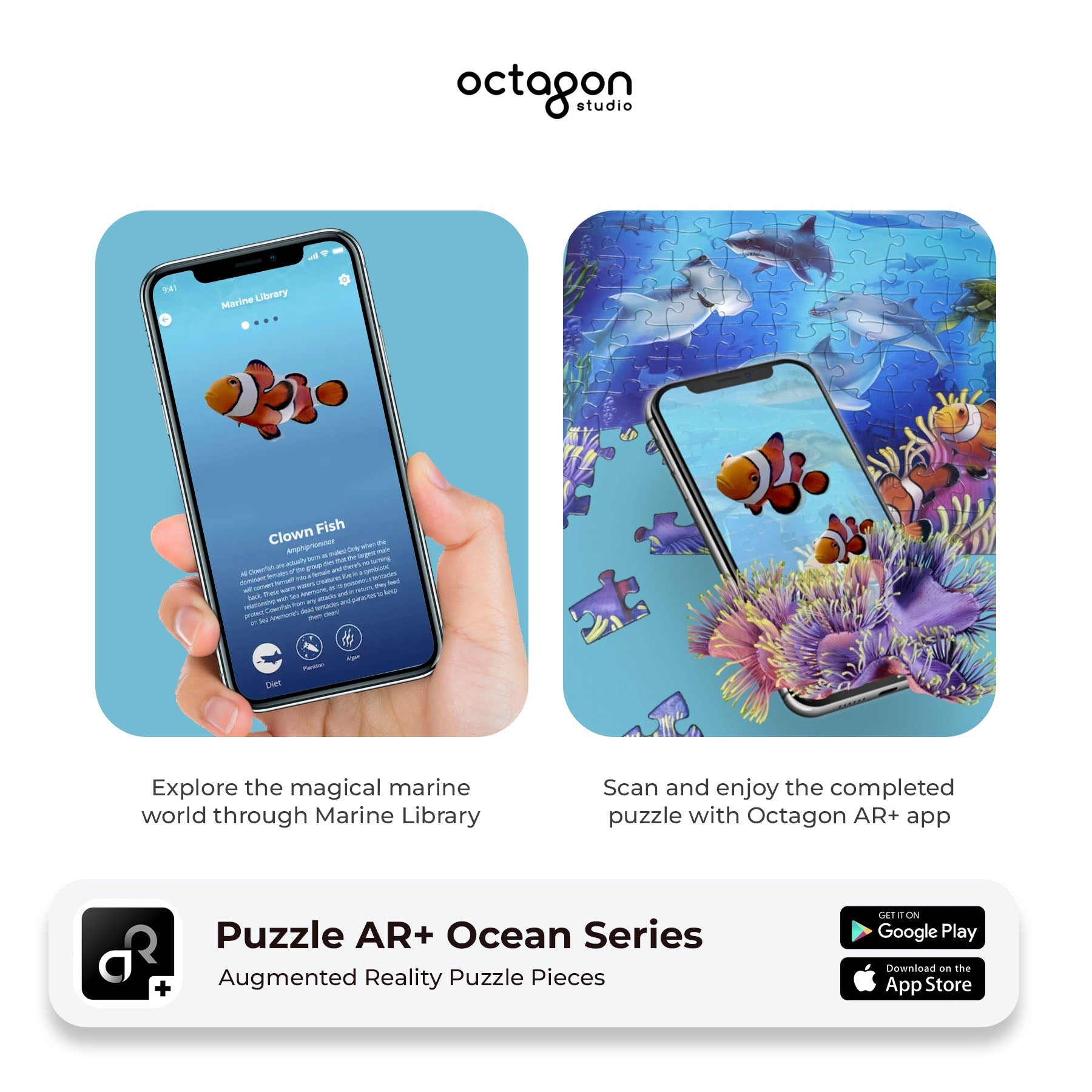 Ocean AR+ Augmented Reality Jigsaw-4